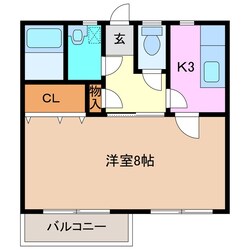 桃園駅 徒歩25分 2階の物件間取画像